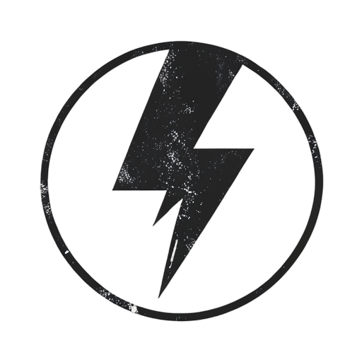 Woodcut Lightning Strike