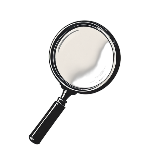 Woodcut Magnifying Glass