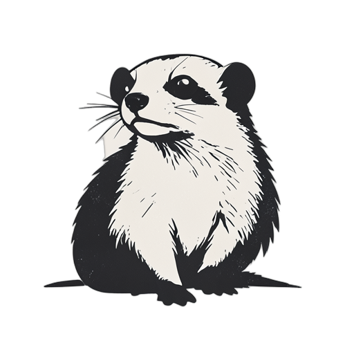 Woodcut เม่น