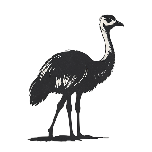 Woodcut Strauß