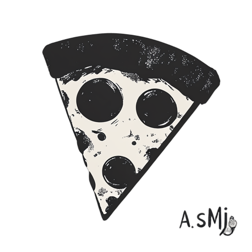 Woodcut पिज़्ज़ा