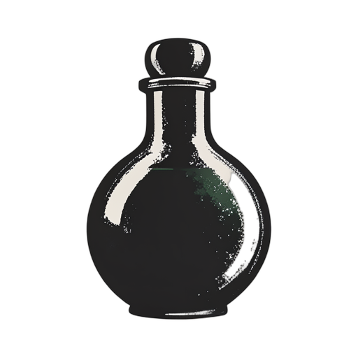 Woodcut Grüne Trank