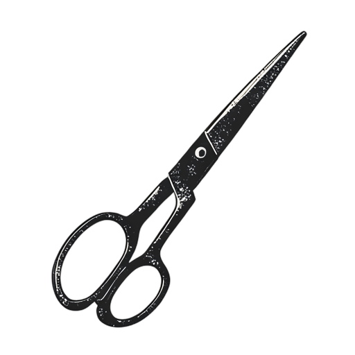 Woodcut Scissors