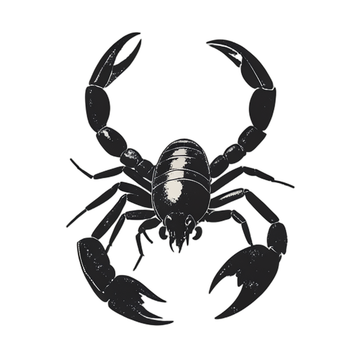 Woodcut scorpione