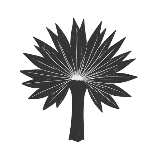 Woodcut ดอกไม้ทะเล