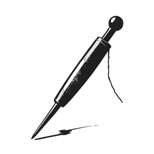 Woodcut Sewing Needle