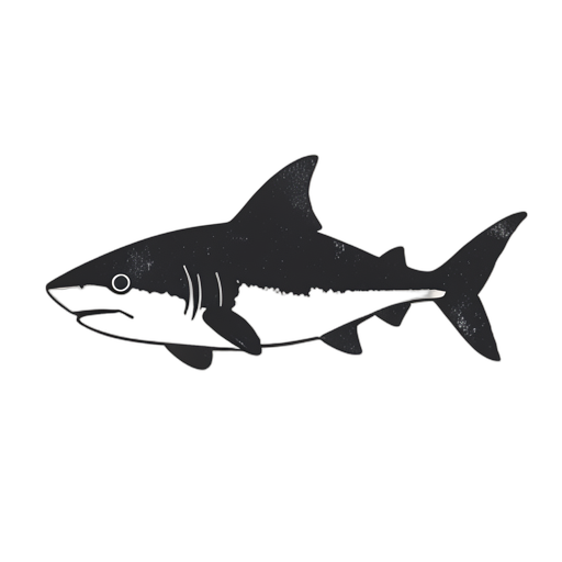Woodcut cá mập