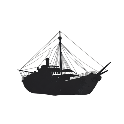 Woodcut Ship