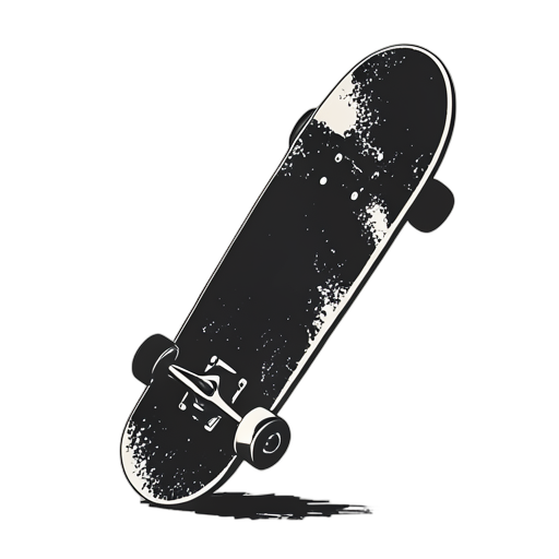 Woodcut Skateboard