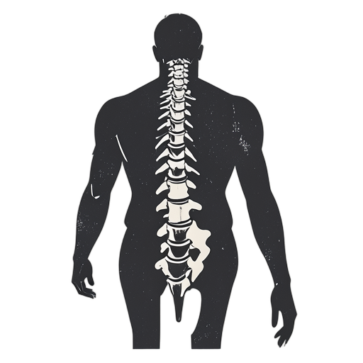 Woodcut กระดูกสันหลัง