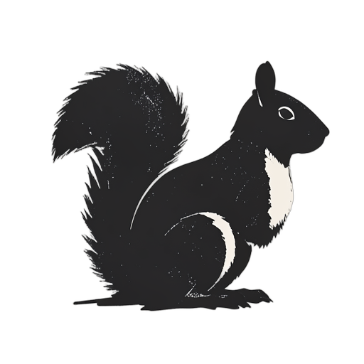 Woodcut Squirrel