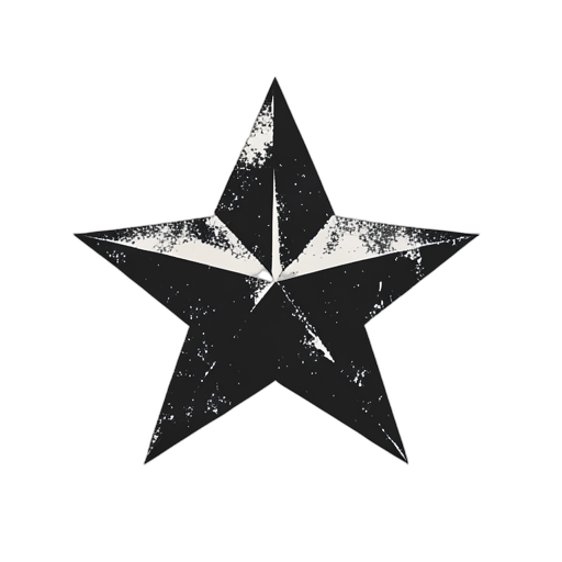 Woodcut Star