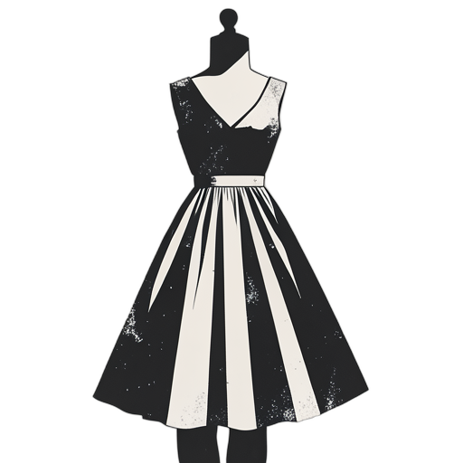 Woodcut गर्मियों की पोशाक