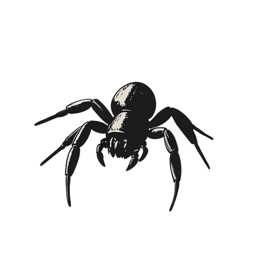 Woodcut tarantula