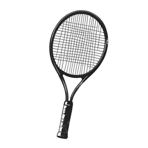 Woodcut Tennis