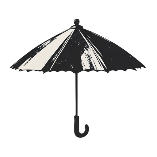 Woodcut Guarda-chuva