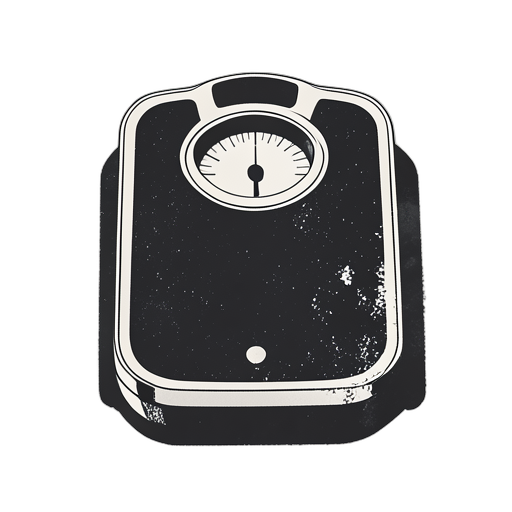 Woodcut Weight Scale