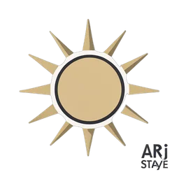 Sonne mit Strahlen
