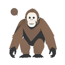 Orangutan icon preview