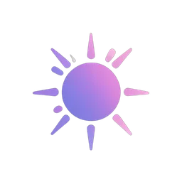 Sonne mit Strahlen