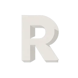 글자 R icon preview