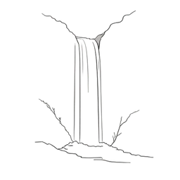 Waterfall icon preview