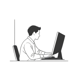 شخص يعمل icon preview