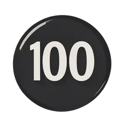 100 बैज