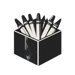 bút màu icon preview